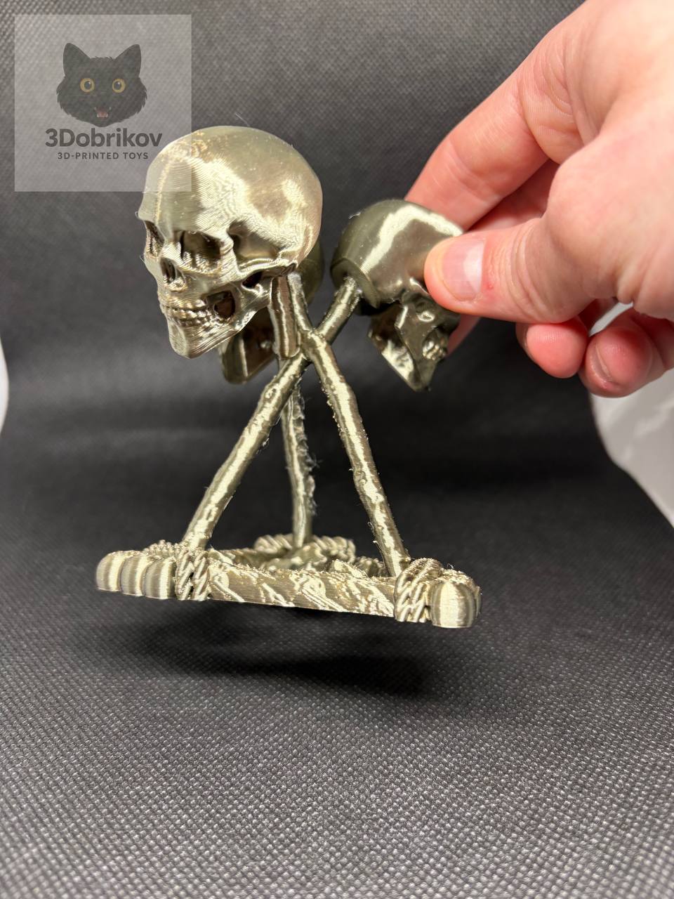 Dead by Daylight Totem. Skull and bone totem. No supports
