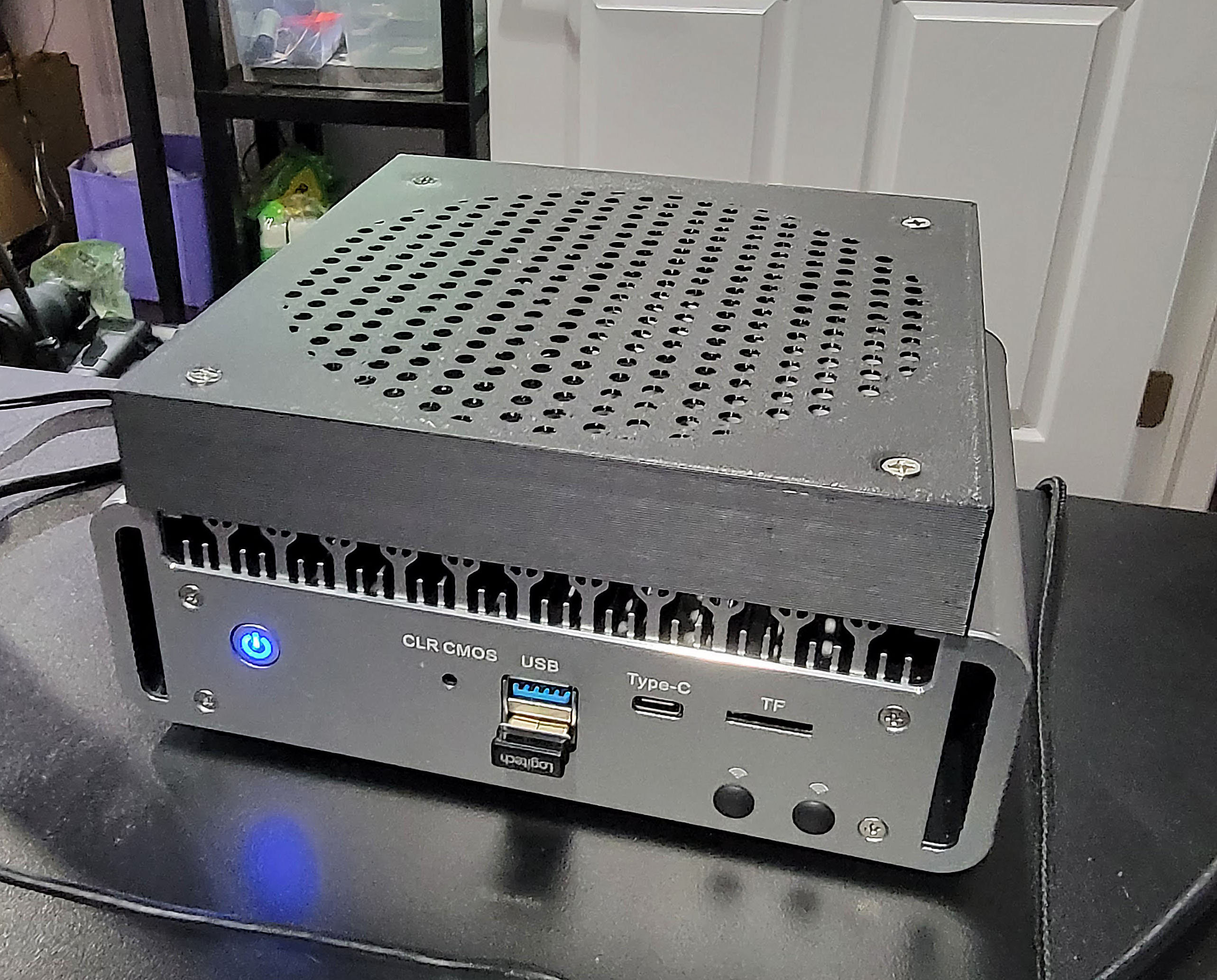 Fanless Mini PC 140mm fan hat