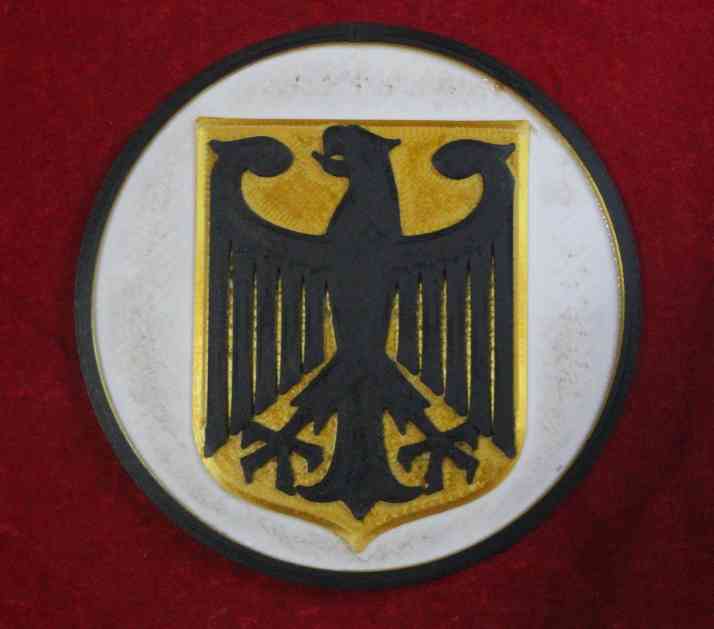 Drink Coaster featuring the Coat of Arms for Germany