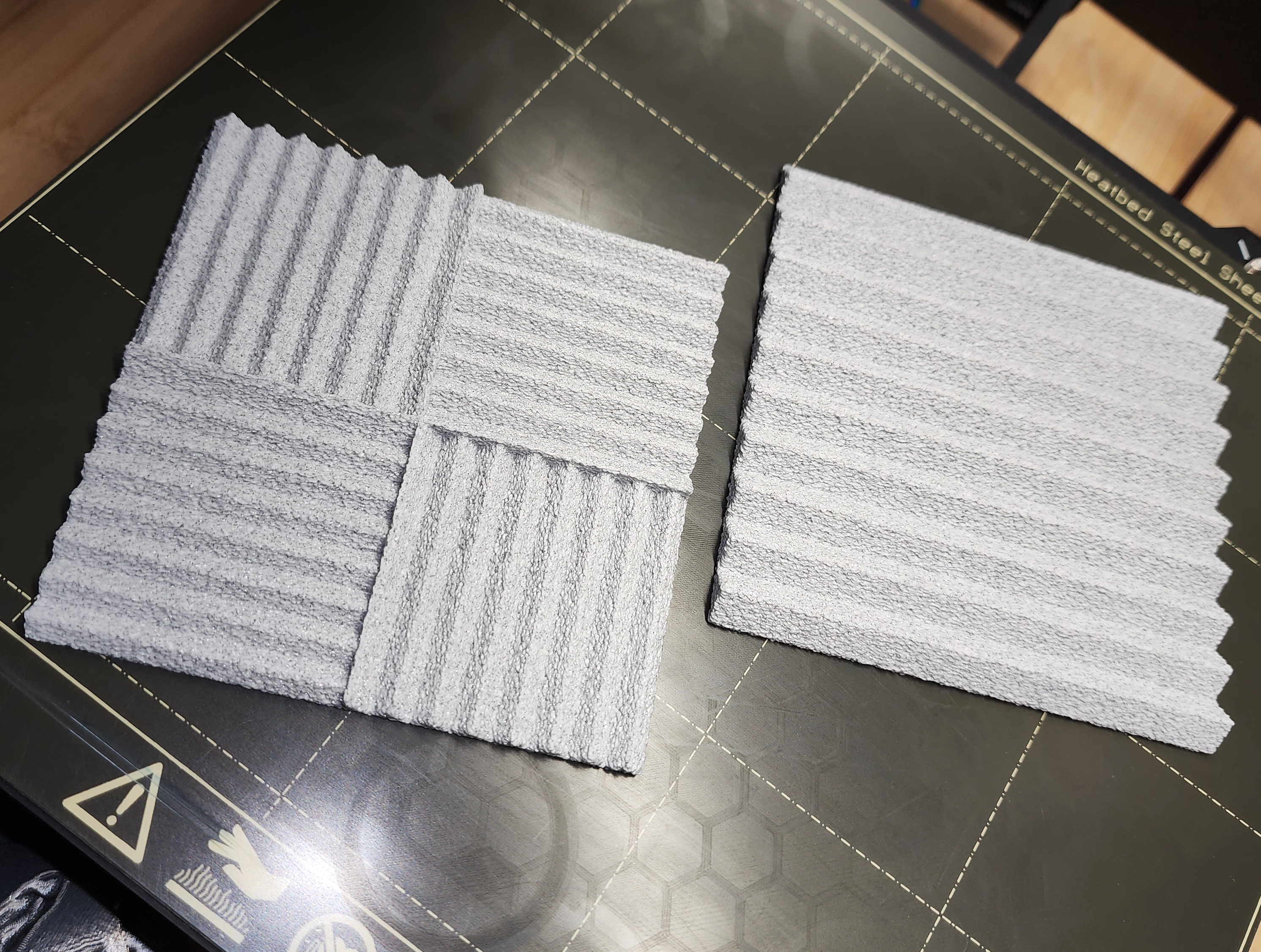 Fuzzy Acoustic Panel Drink Coasters