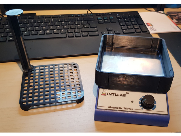 Magnetic Stirrer IPA Wash Station for UV Resin 3D Printing