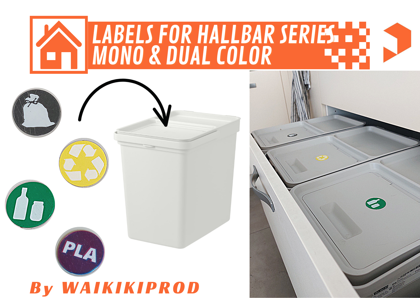 Labels for Ikea HallBar