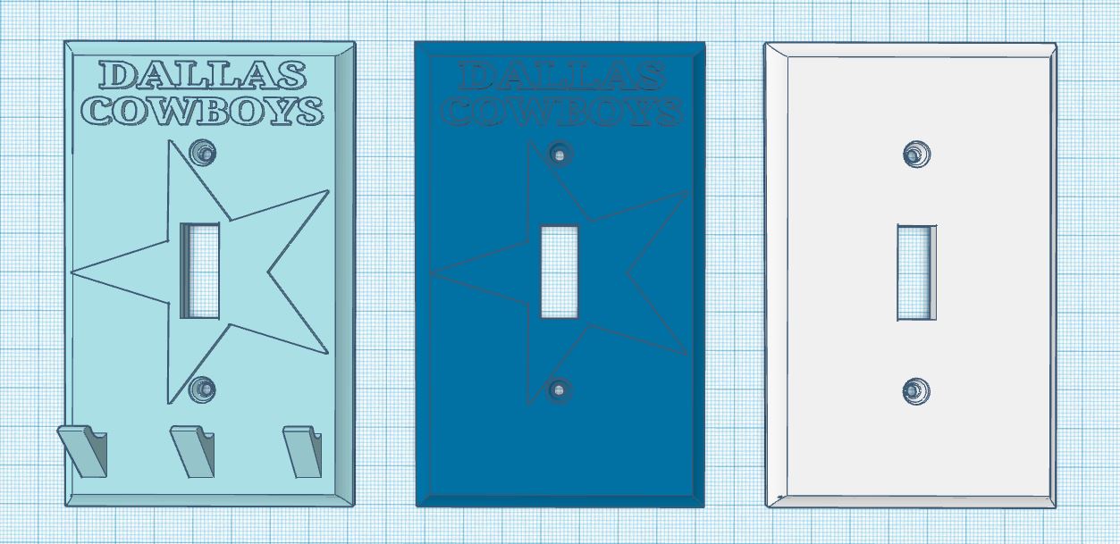 Dallas Cowboys Toggle Switchplate