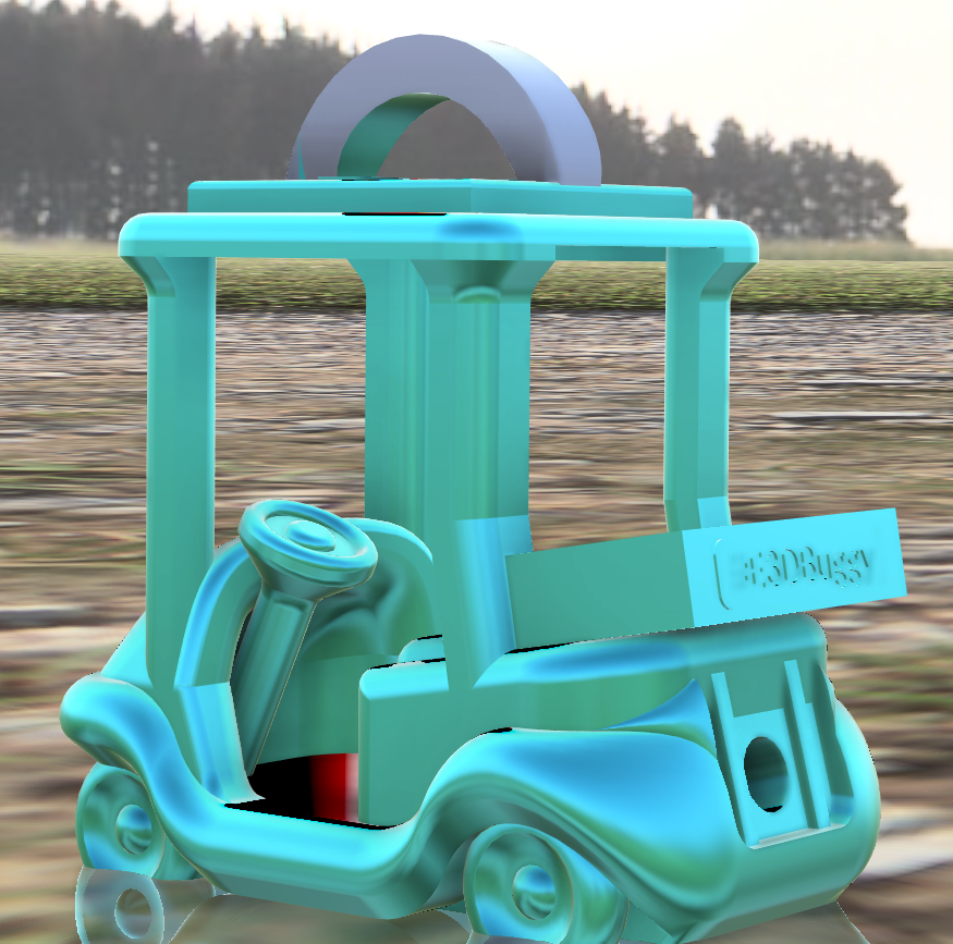 E3DBuggy KEYCHAIN ~ A 3D Printer stress test
