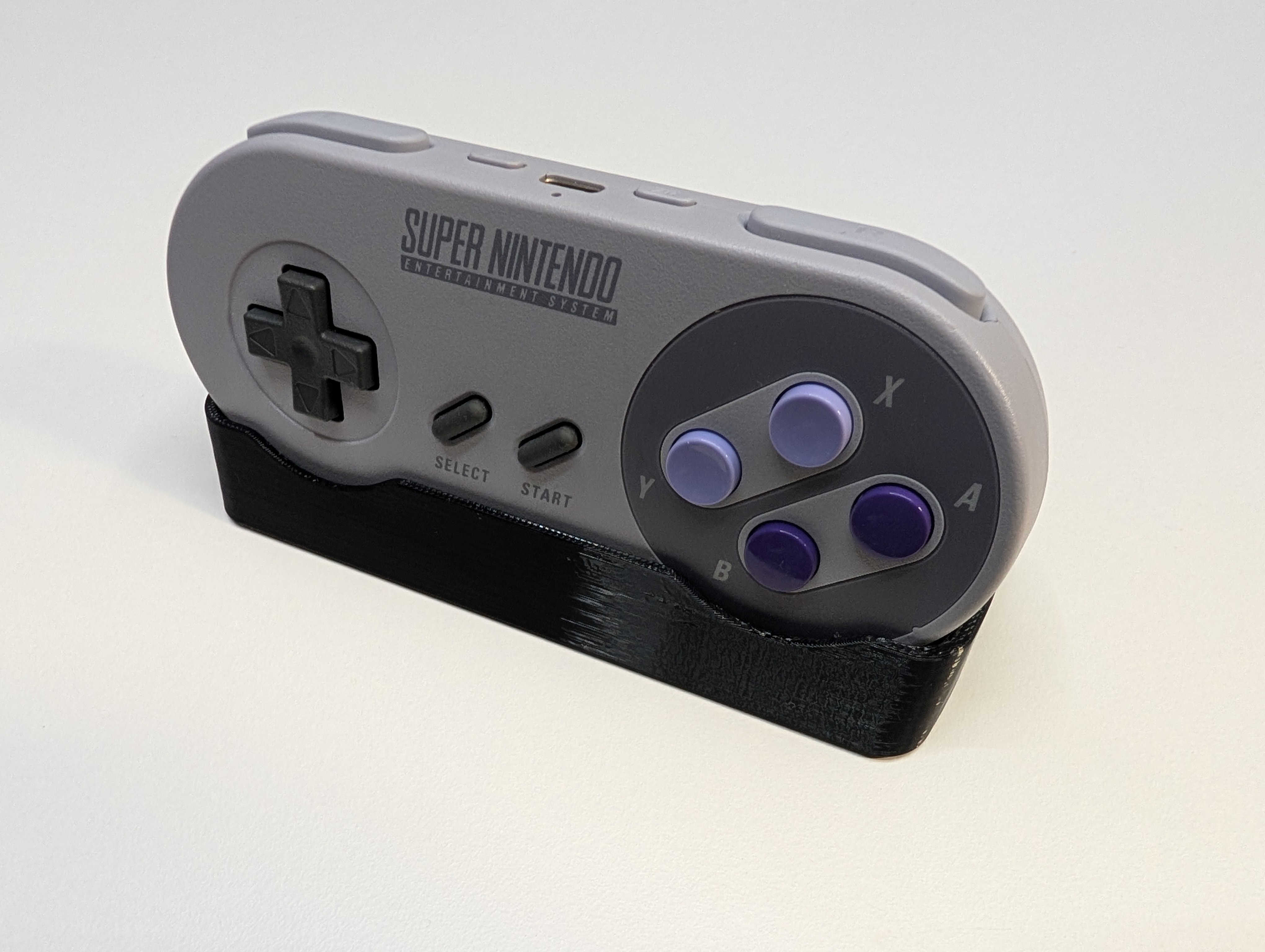 8BitDo SN30, Nintendo Switch Online SNES Super NES Controller Display Stand No Dongle Slots