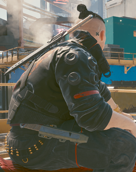 Jackie's (Cyberpunk 2077) jacket bumper