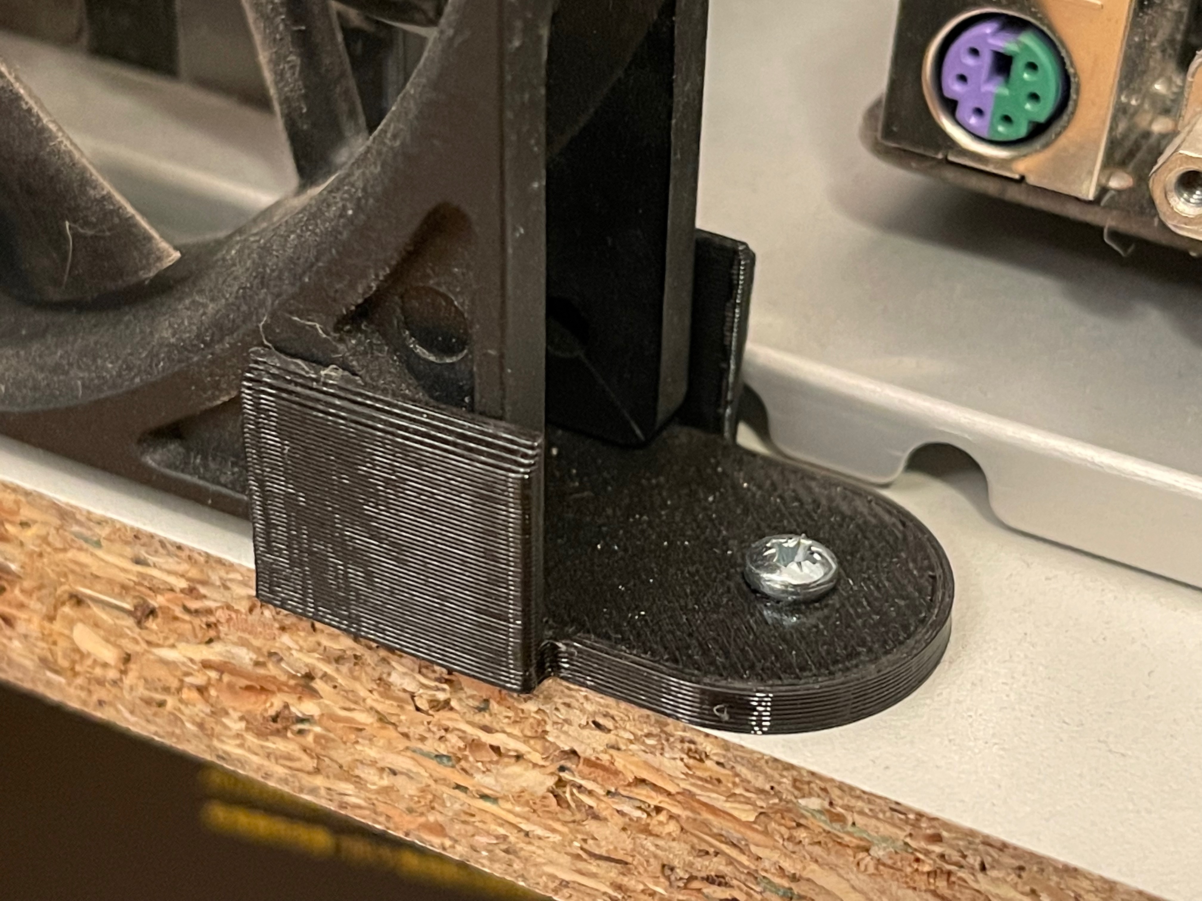 Computer fan snap mount screwable (140mm 120mm 92mm 80mm or every other standard size)