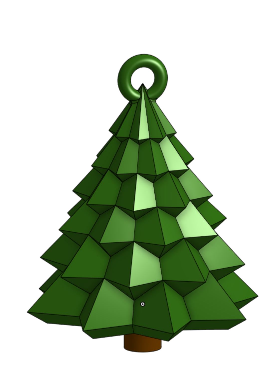 Christmas Tree (No Supports) Ornament