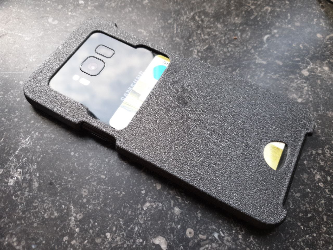 Samsung S8 and S9 case with ID card slot - TPU version added