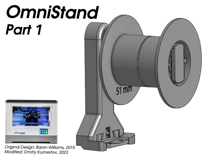 FlashForge Dreamer: OmniStand Stands and Locks. Part 1 of 2.
