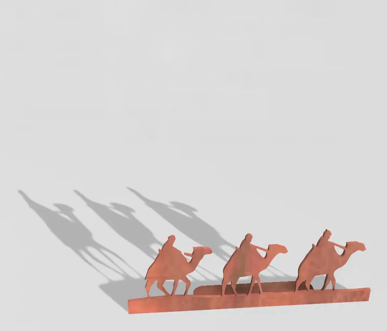 Sombra de los Tres Reyes Magos - Three Wise Men shadow
