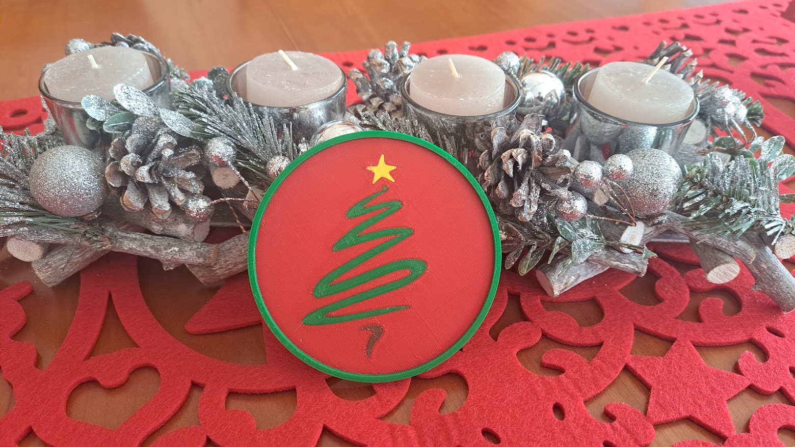 Christmas Coaster - Xmas Tree 1