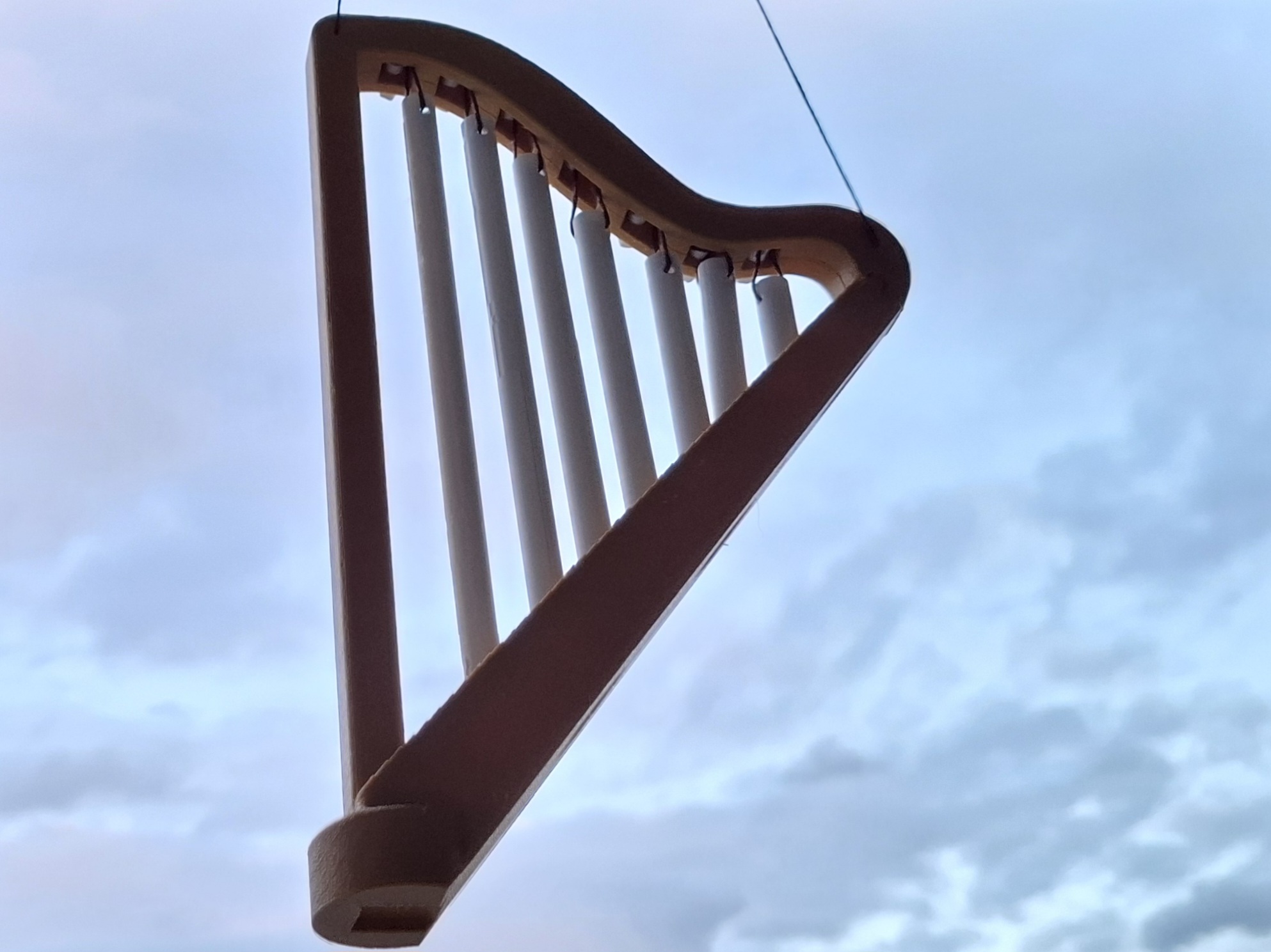 The Virtuoso Harp – Windchime with Real Tuning Mechanism