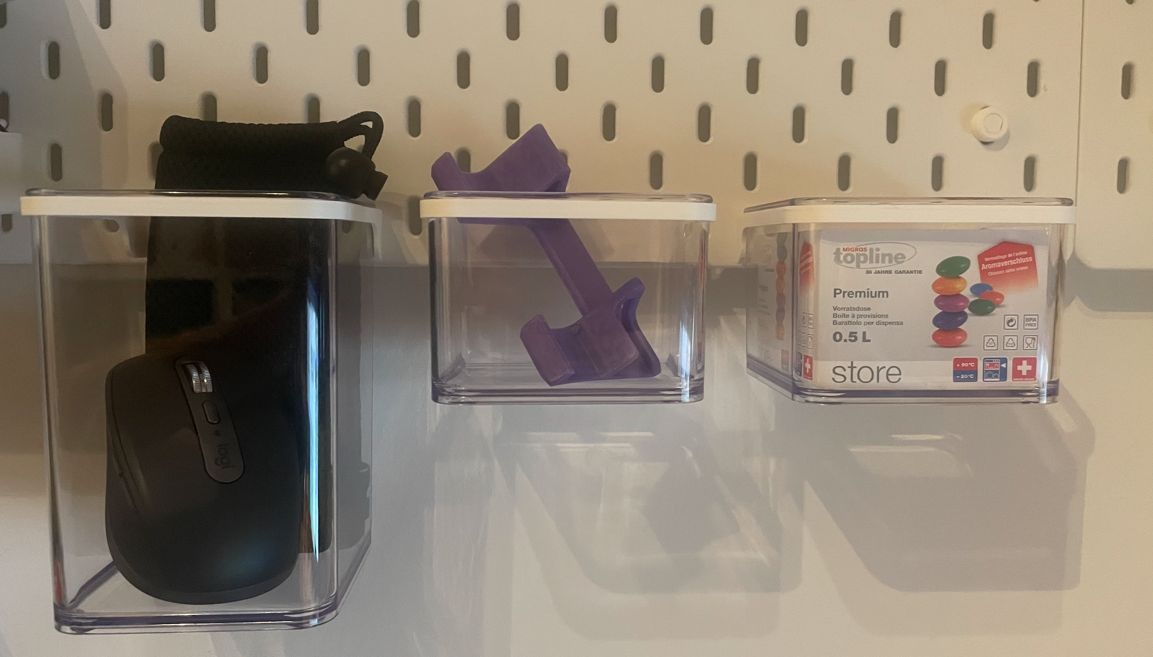 Skadis adapter for Migros topline box