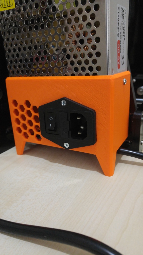 Anet A8 honeycomb Power Supply cover with switch