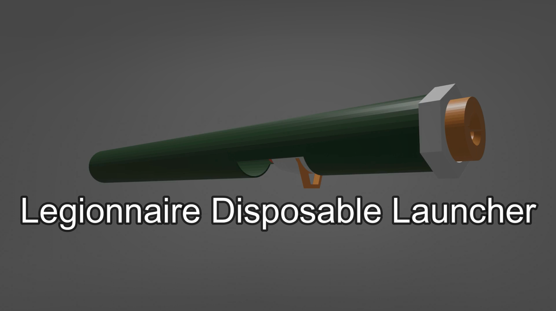 Legionnaire disposable airsoft rocket launcher
