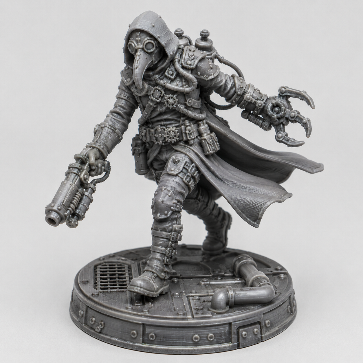 Steampunk Krieger mit Klaue/Steampunk warrior with claw