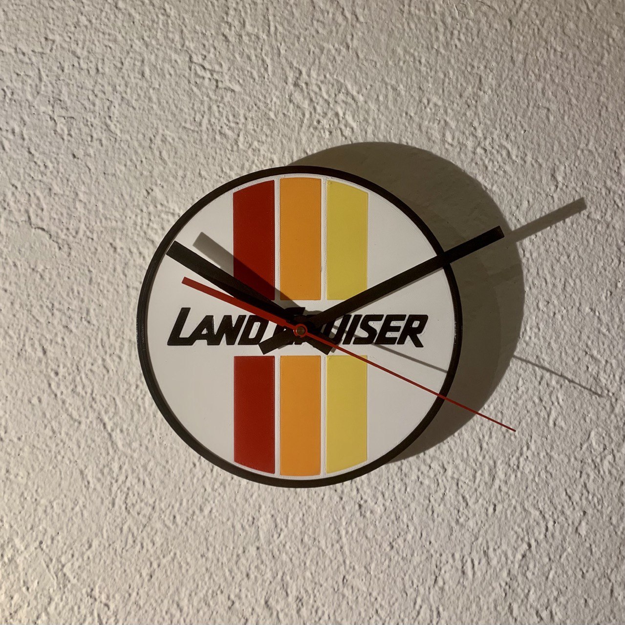 Toyota Land Cruiser Heritage Sign Clock