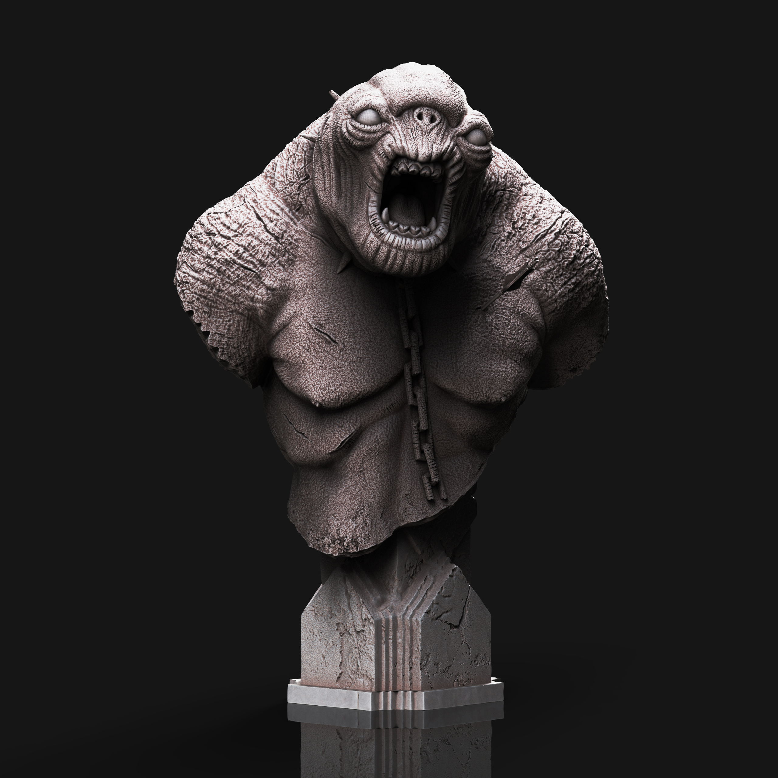 Cave Troll bust - LOTR