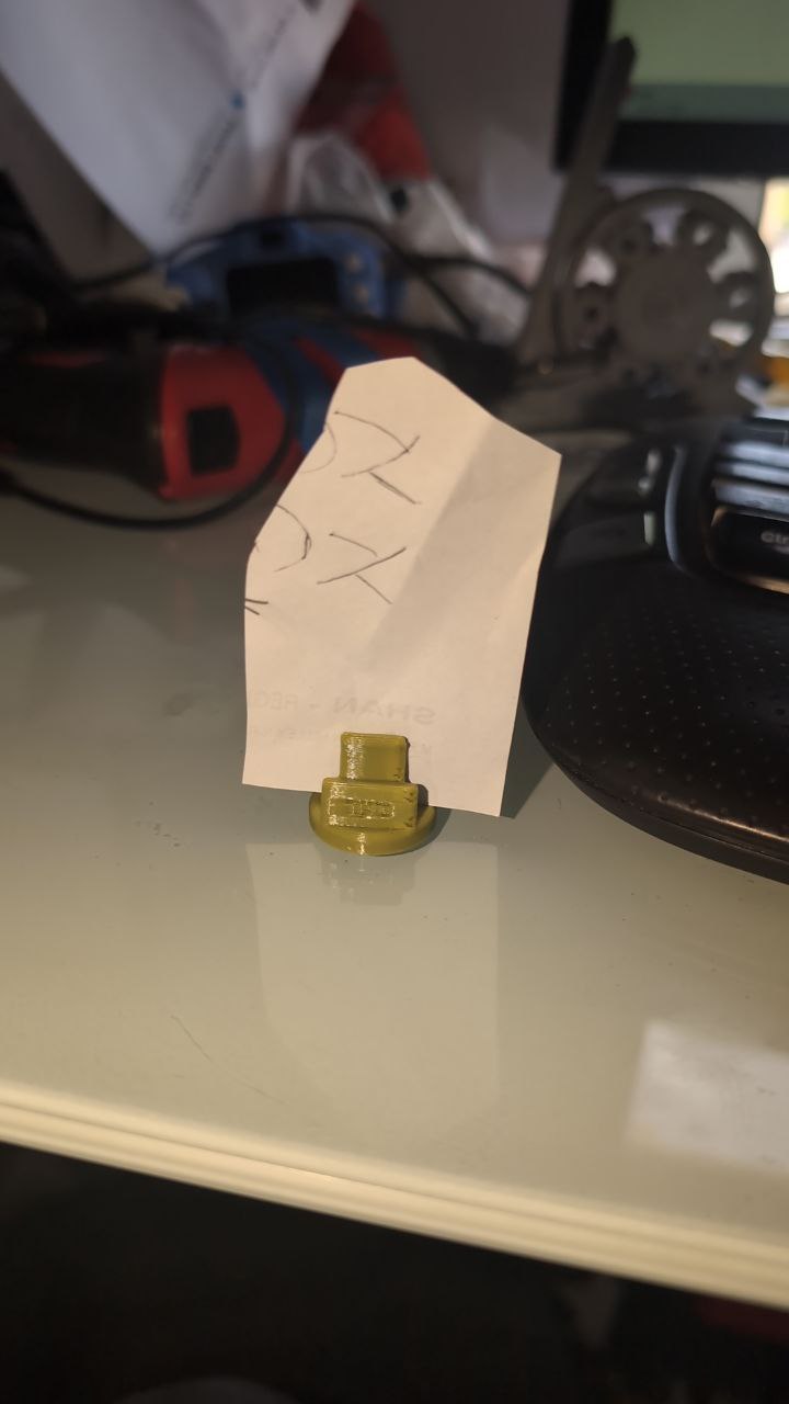 Game Figure Stand with a space to write a name
