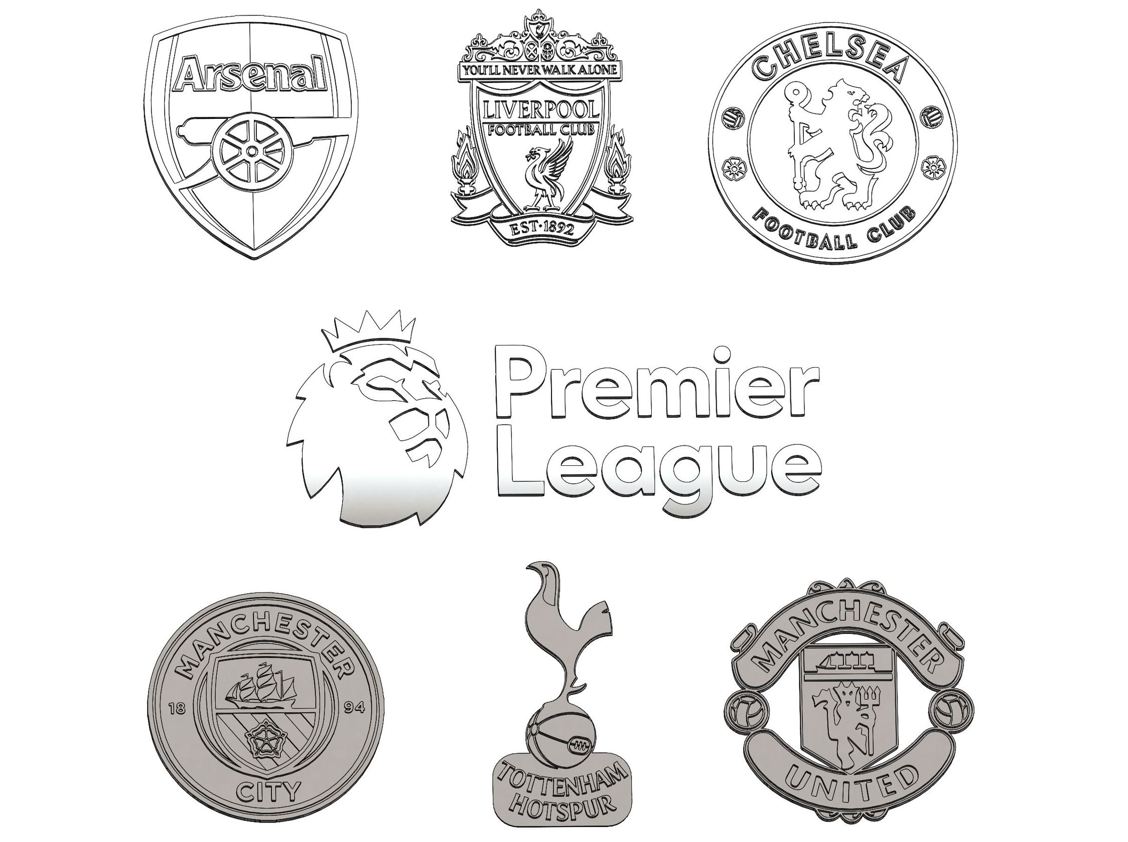 Premier League Team's Logo