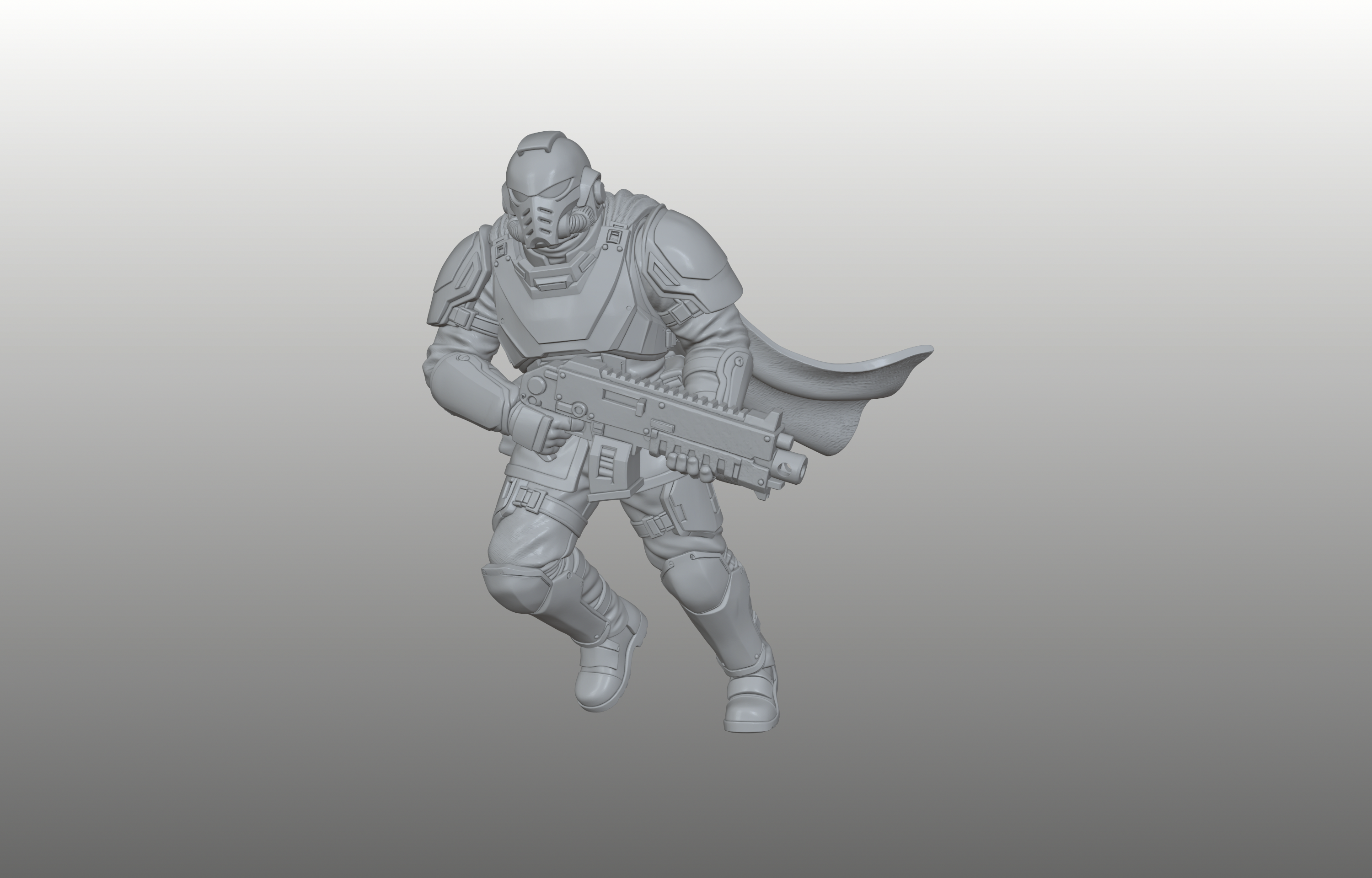Drop Zone Primarch - Grimdark Galactic Knight - PRESUPPORTED