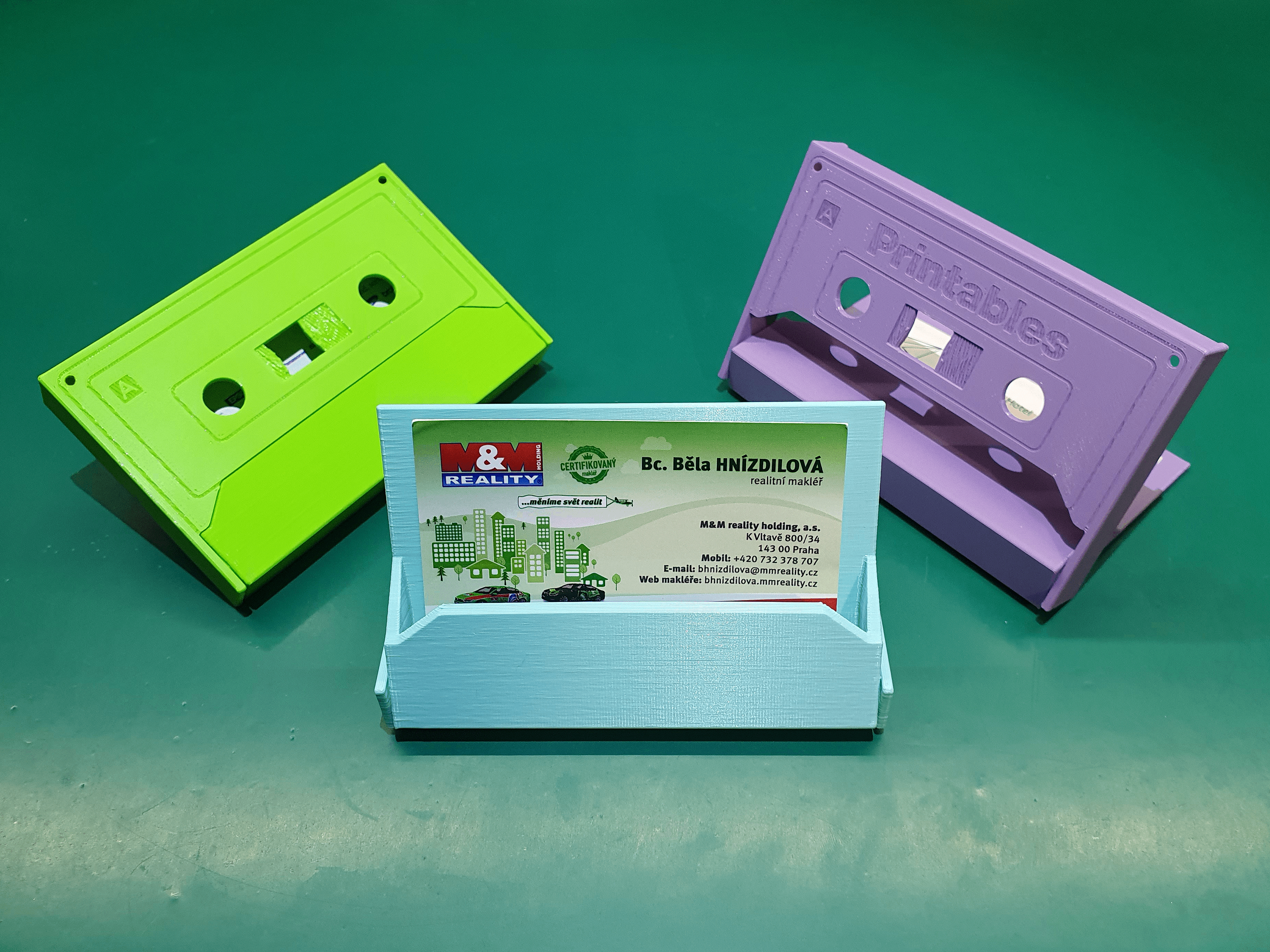 📼 Cassette tape business card holder/case