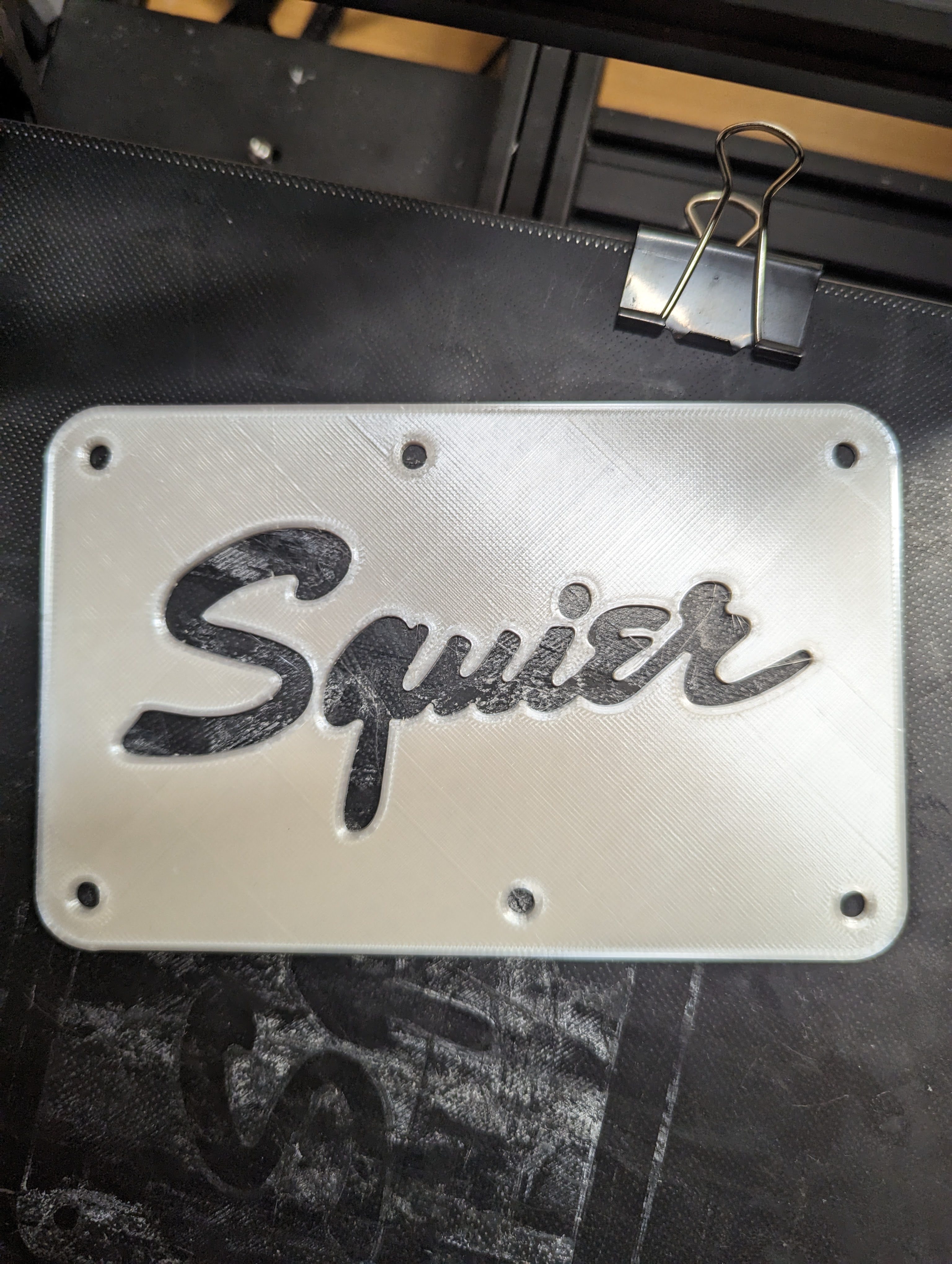 Squire Strat Back Plate - Tremolo Cover