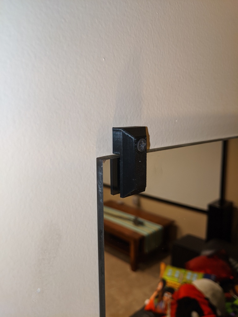 Mirror Mount Clip (6mm thick mirror)