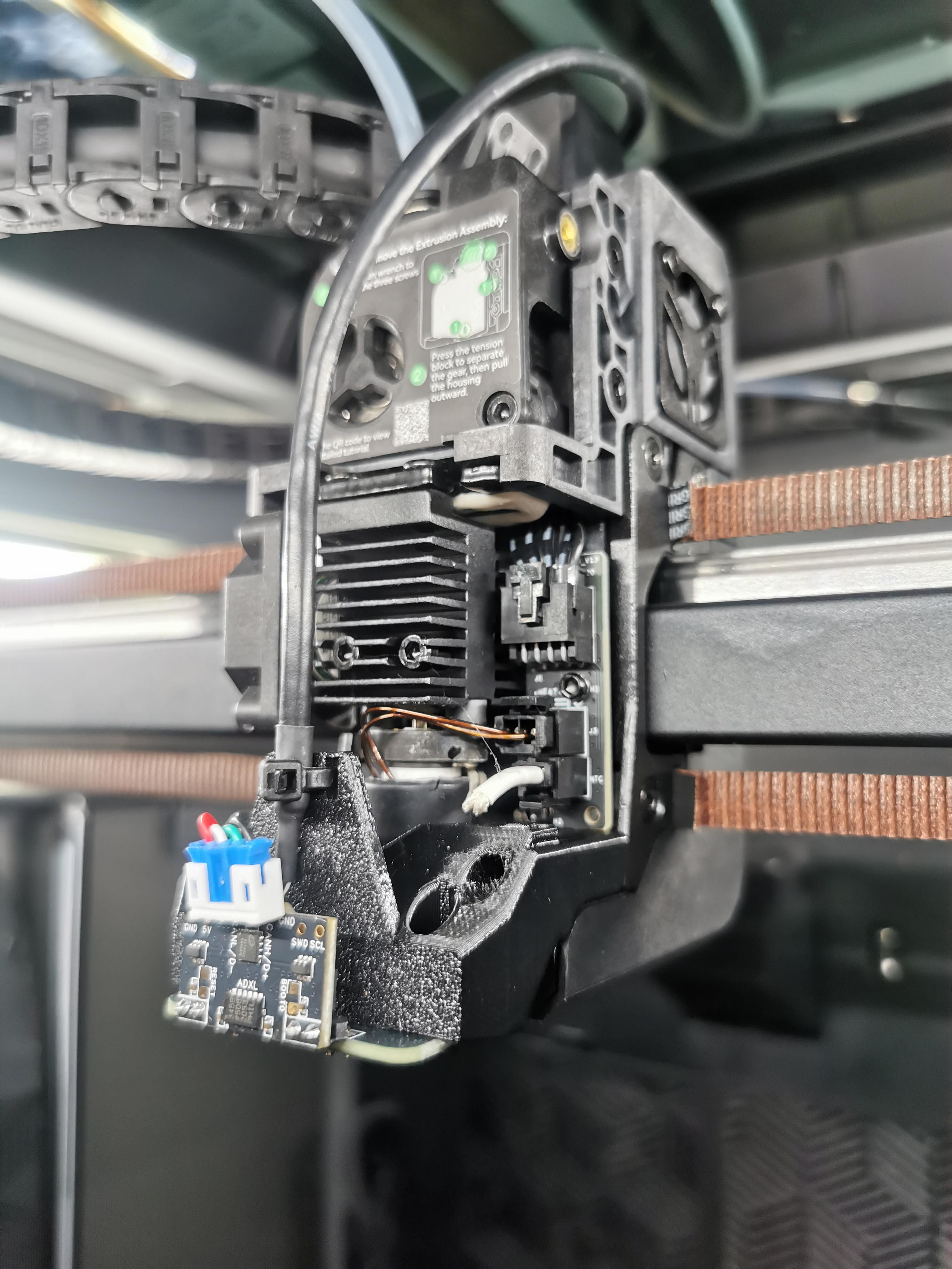 Creality K2 Cartographer mount with wire support