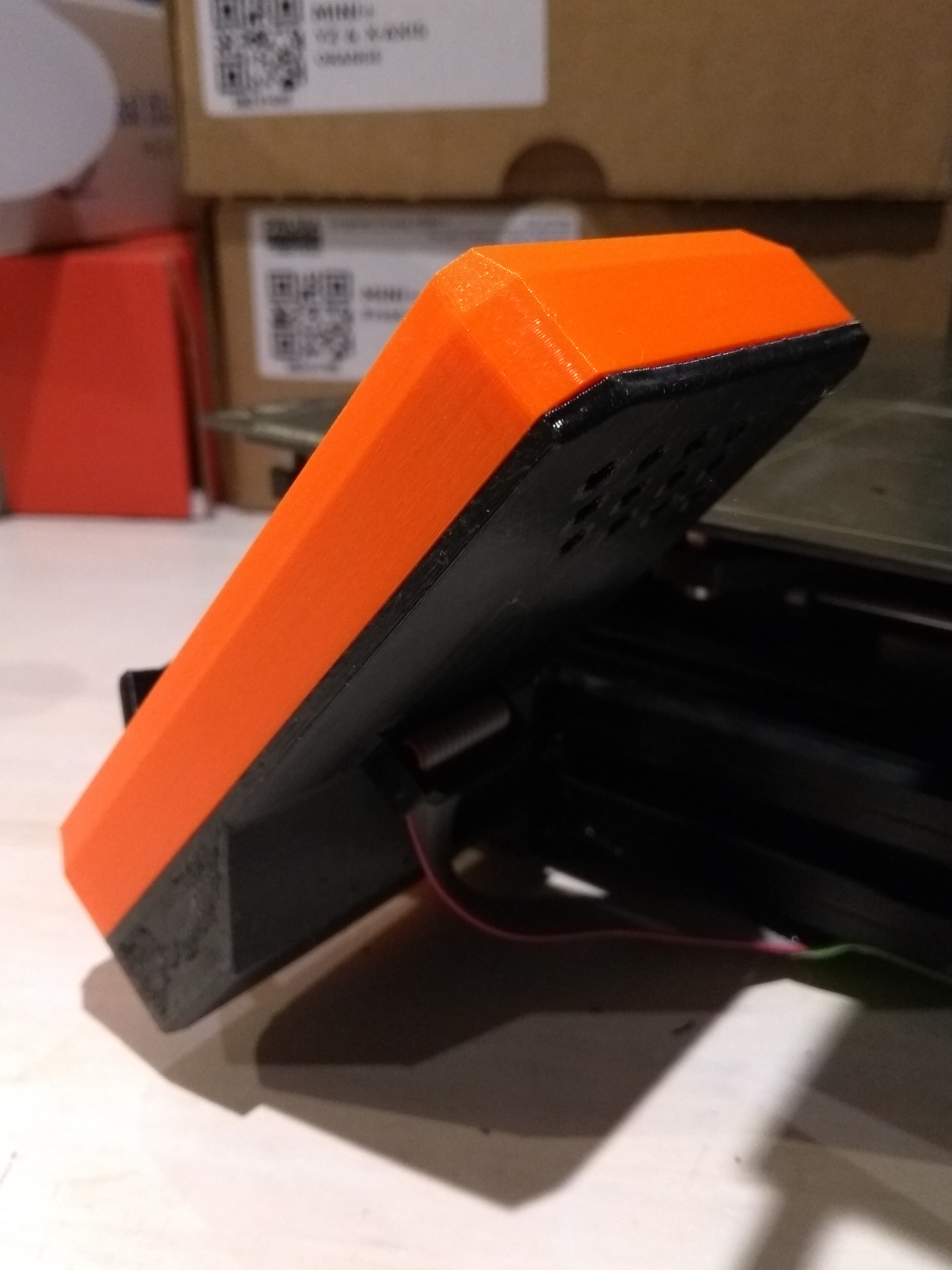 Prusa Mini - LCD Back Cover - Fixed Connector Spacing