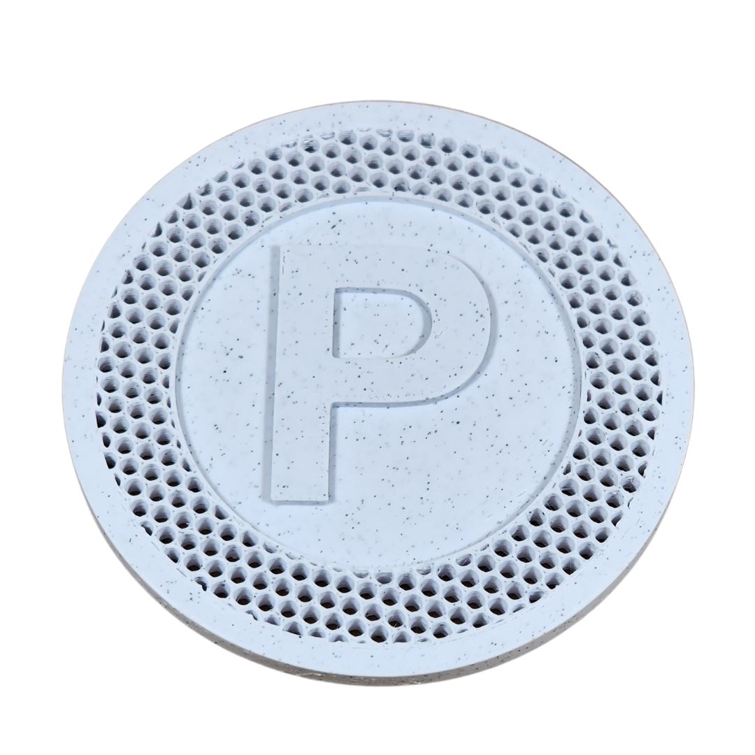 Infill Coasters with Letters