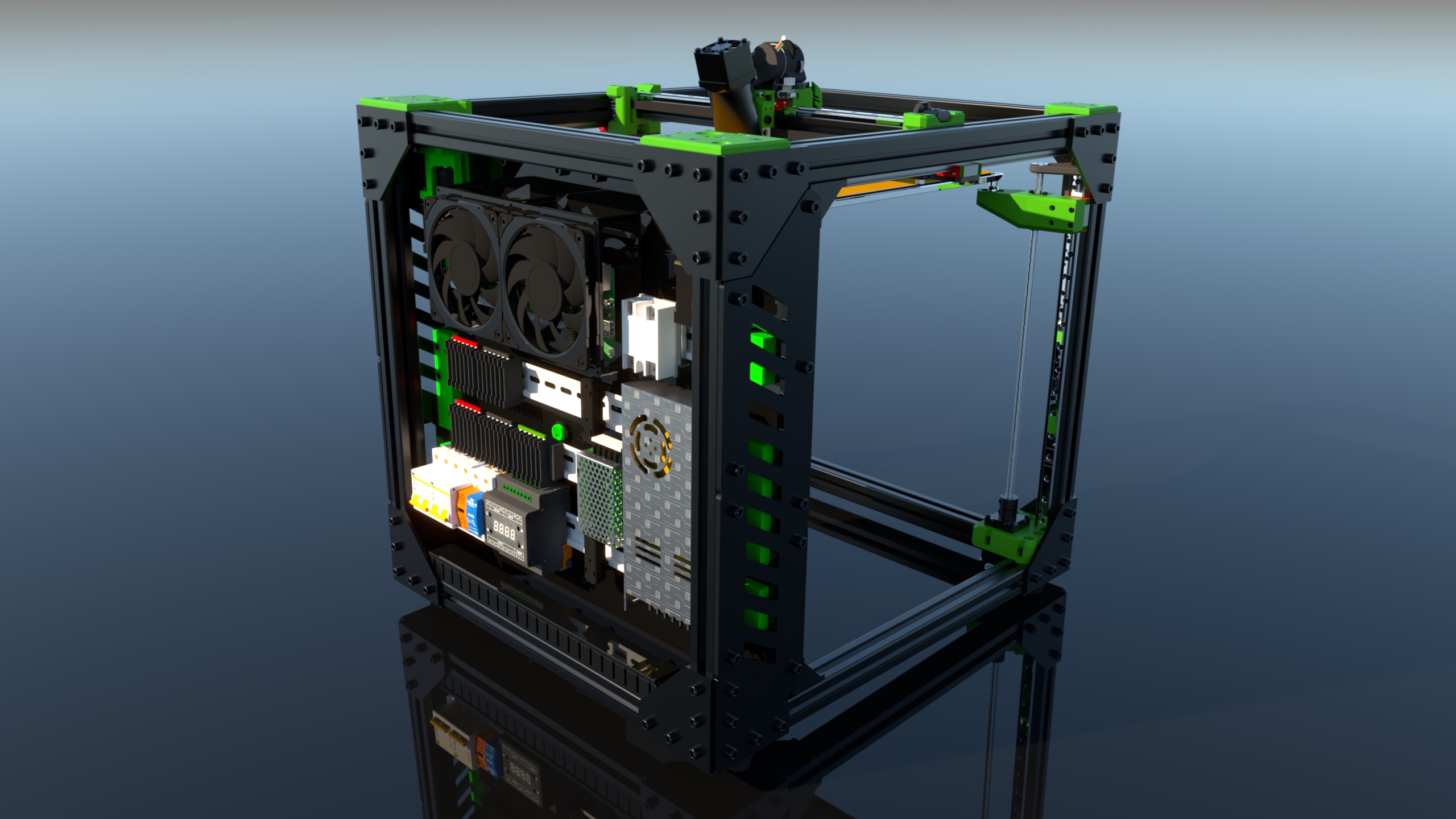 DIN RAIL MOUNT FOR V-CORE 3.1 300