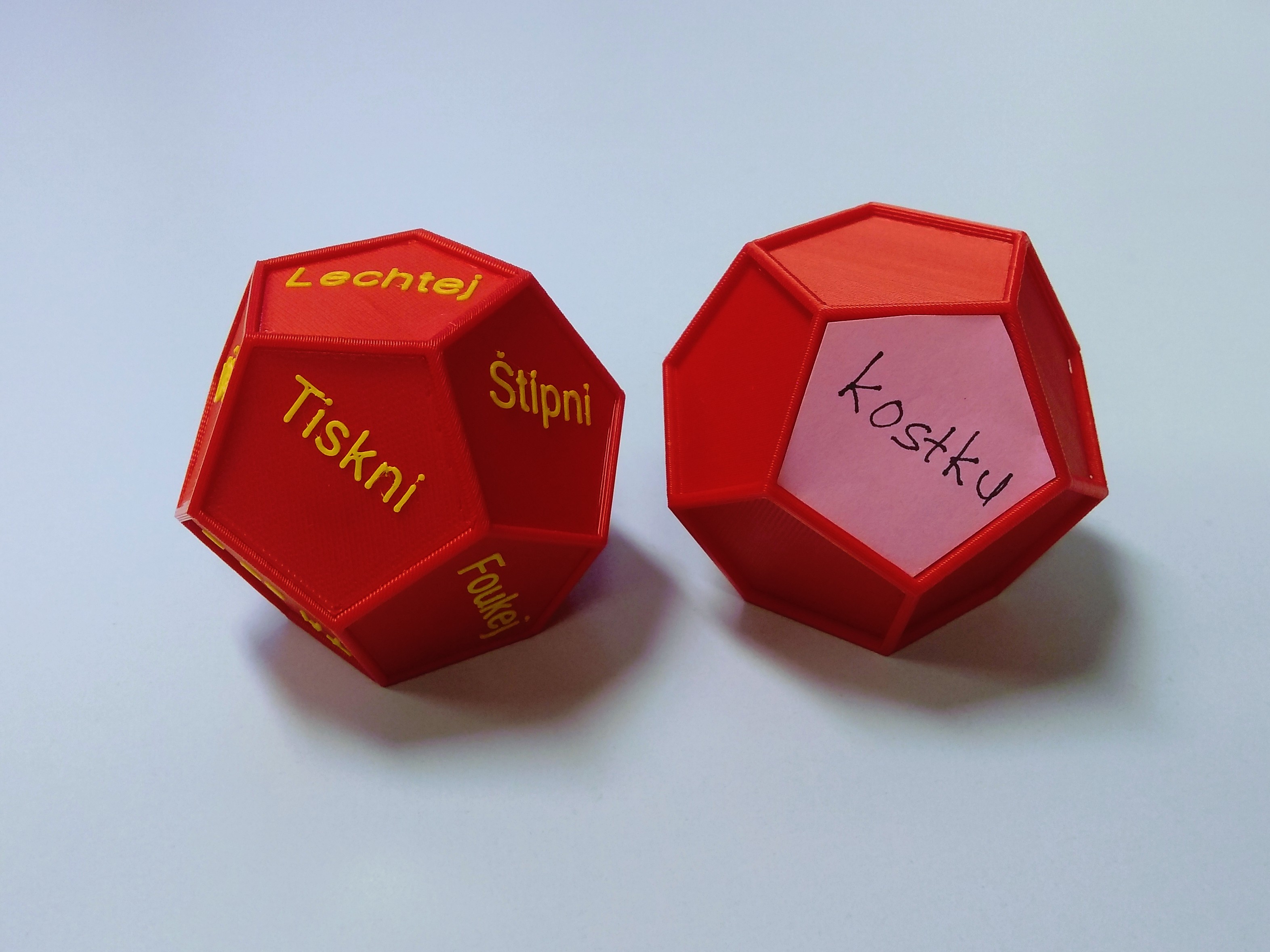 Sexy (or foreplay or naughty) dodecahedron (dice) with box