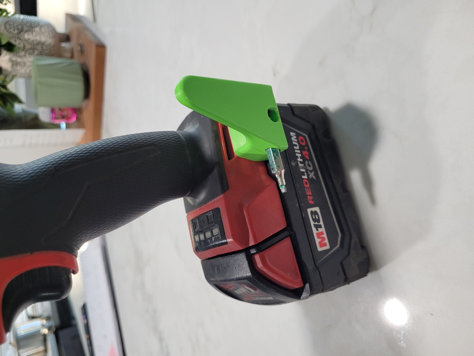 Milwaukee Drill Hook V2 With Print-In-Place Magnetic Bit holder