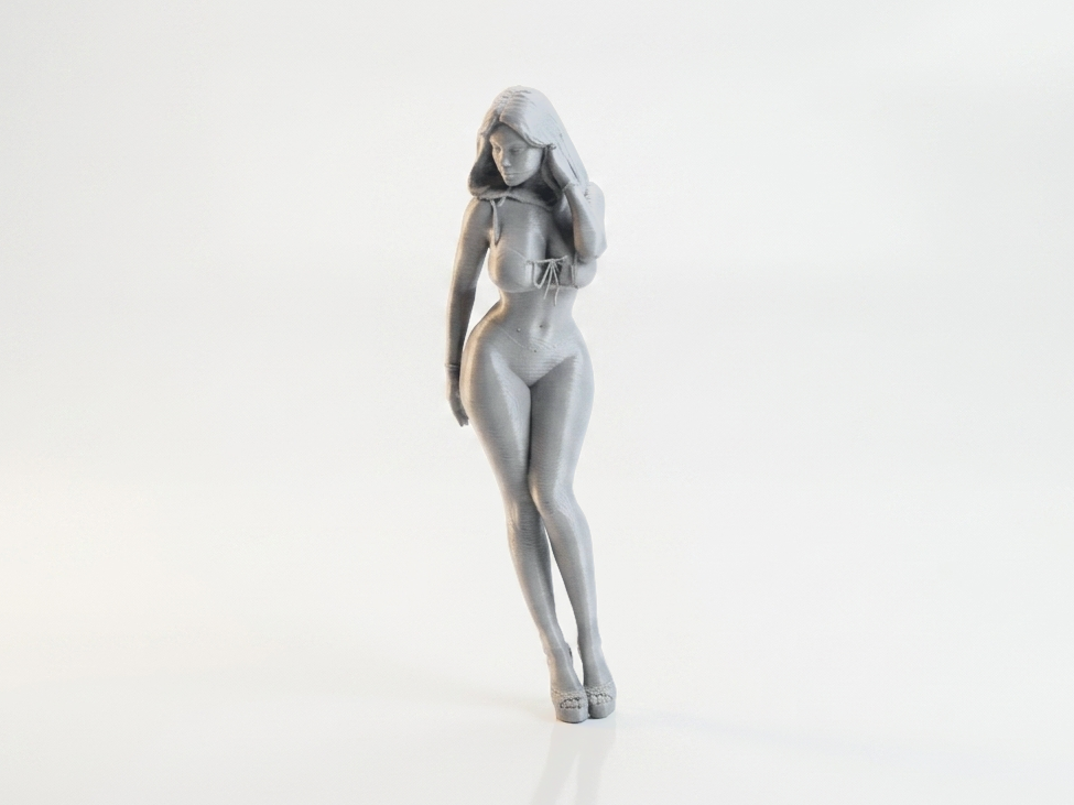 Bikini Girl Figure Female Collectible 3D Printable