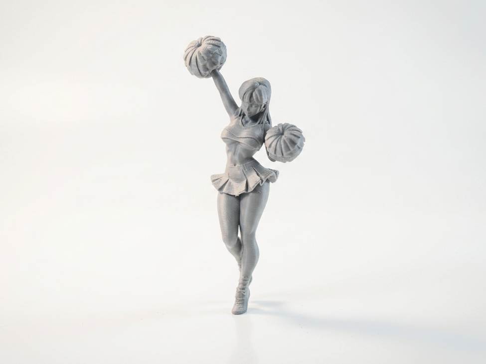 Cheerleader Figurine Female Character 3D Printable