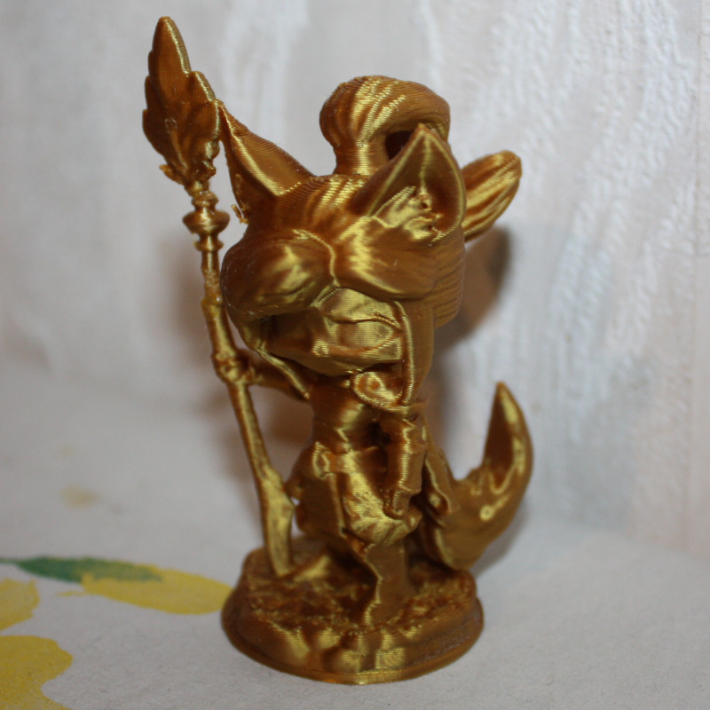 Chibby DND NPC Mini Fox Female Warrier NO SUPPORT
