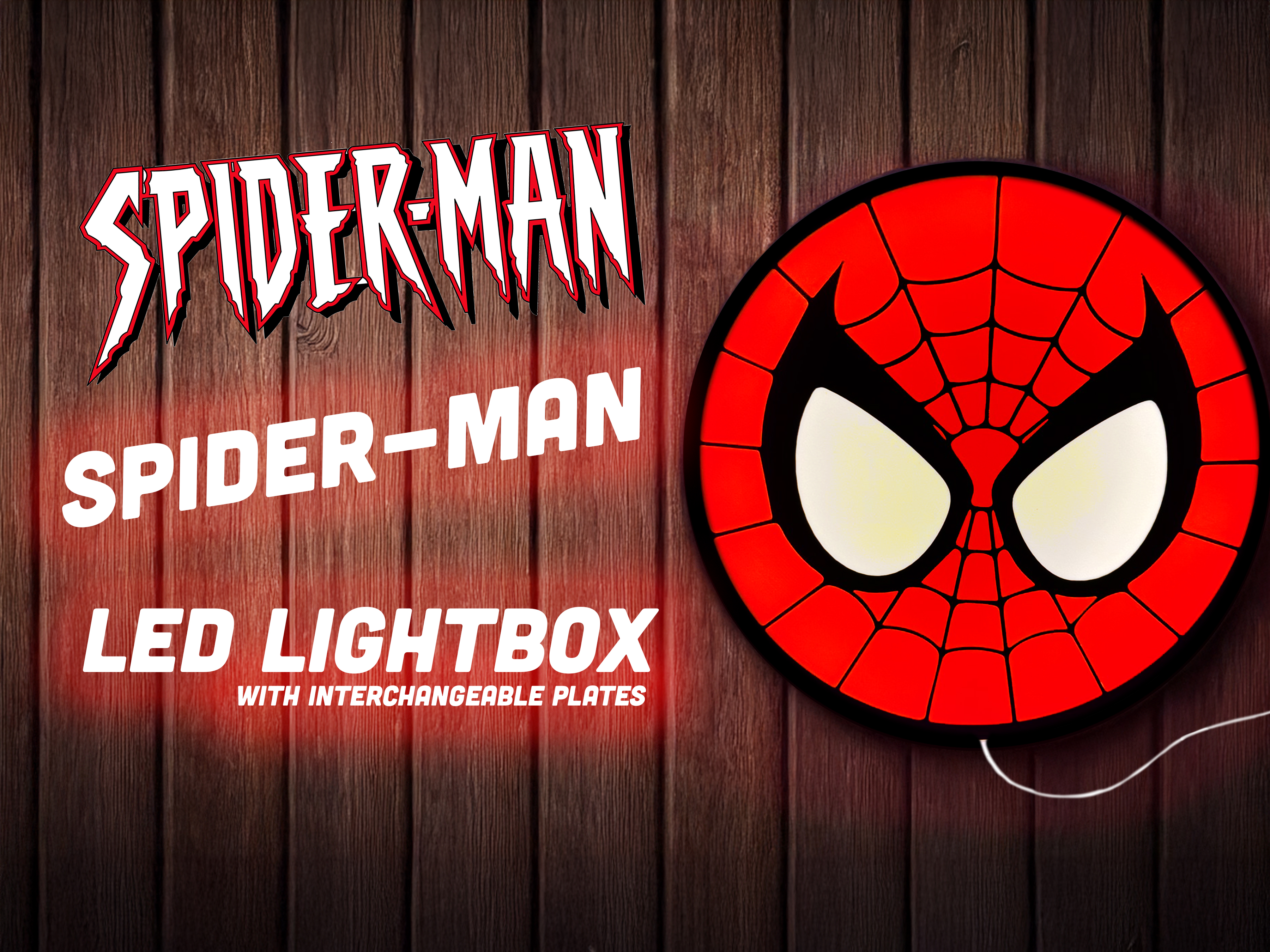 MARVEL - SPIDER-MAN - LIGHTBOX - KIT LED ART WALLART