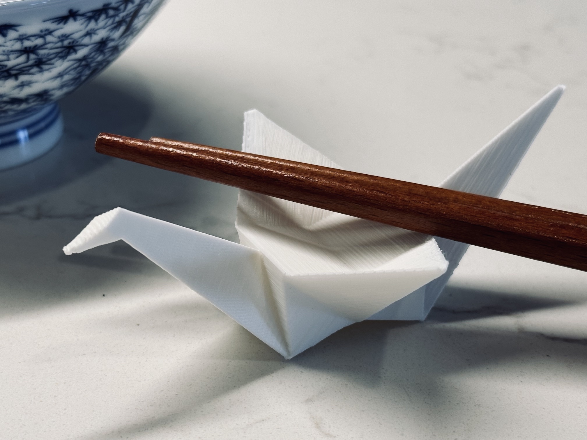 Origami Crane (inspired) Chopstick Rest