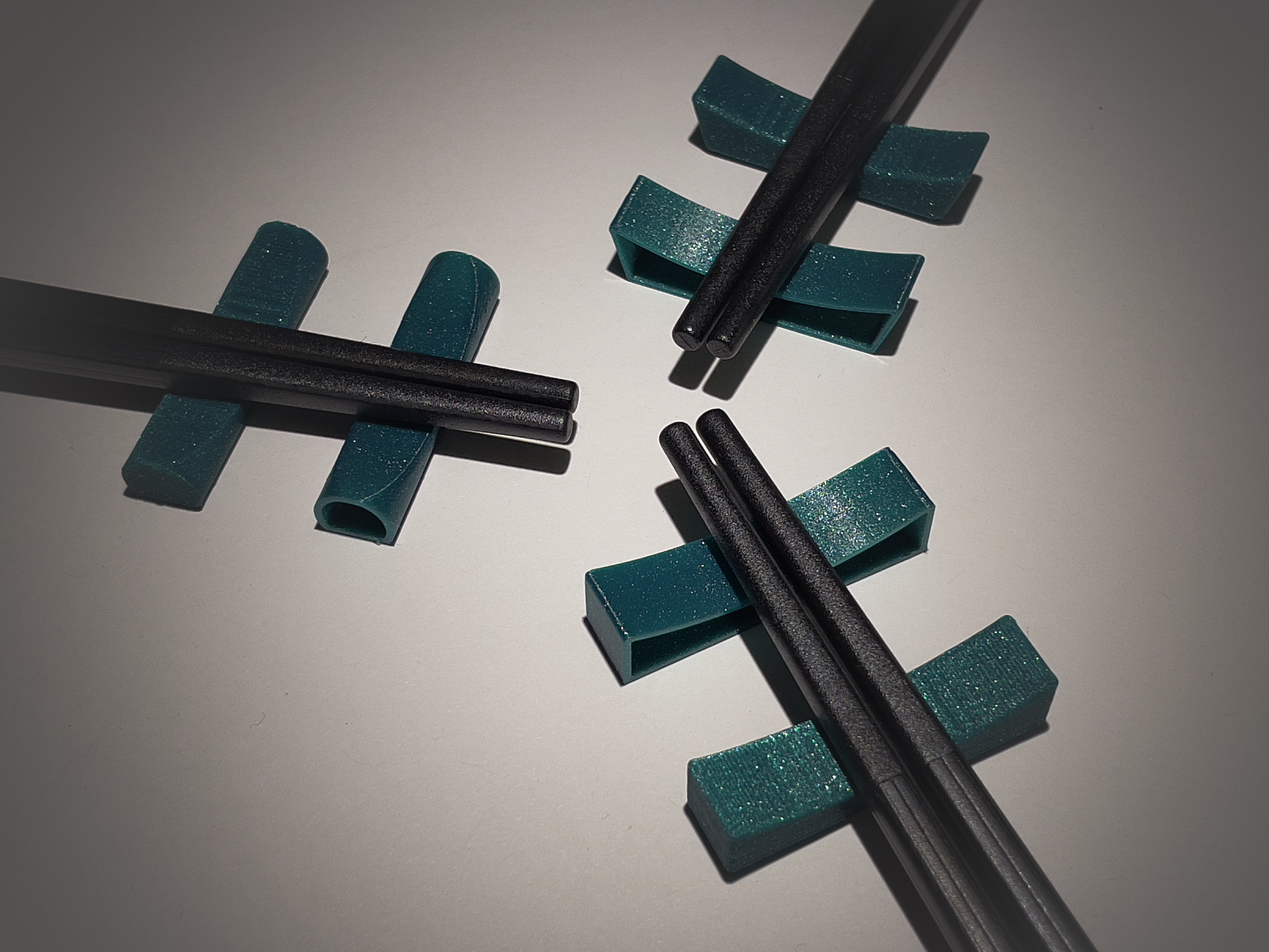 Simple Chopstick Rests (Ultra low filament cost <2g each)