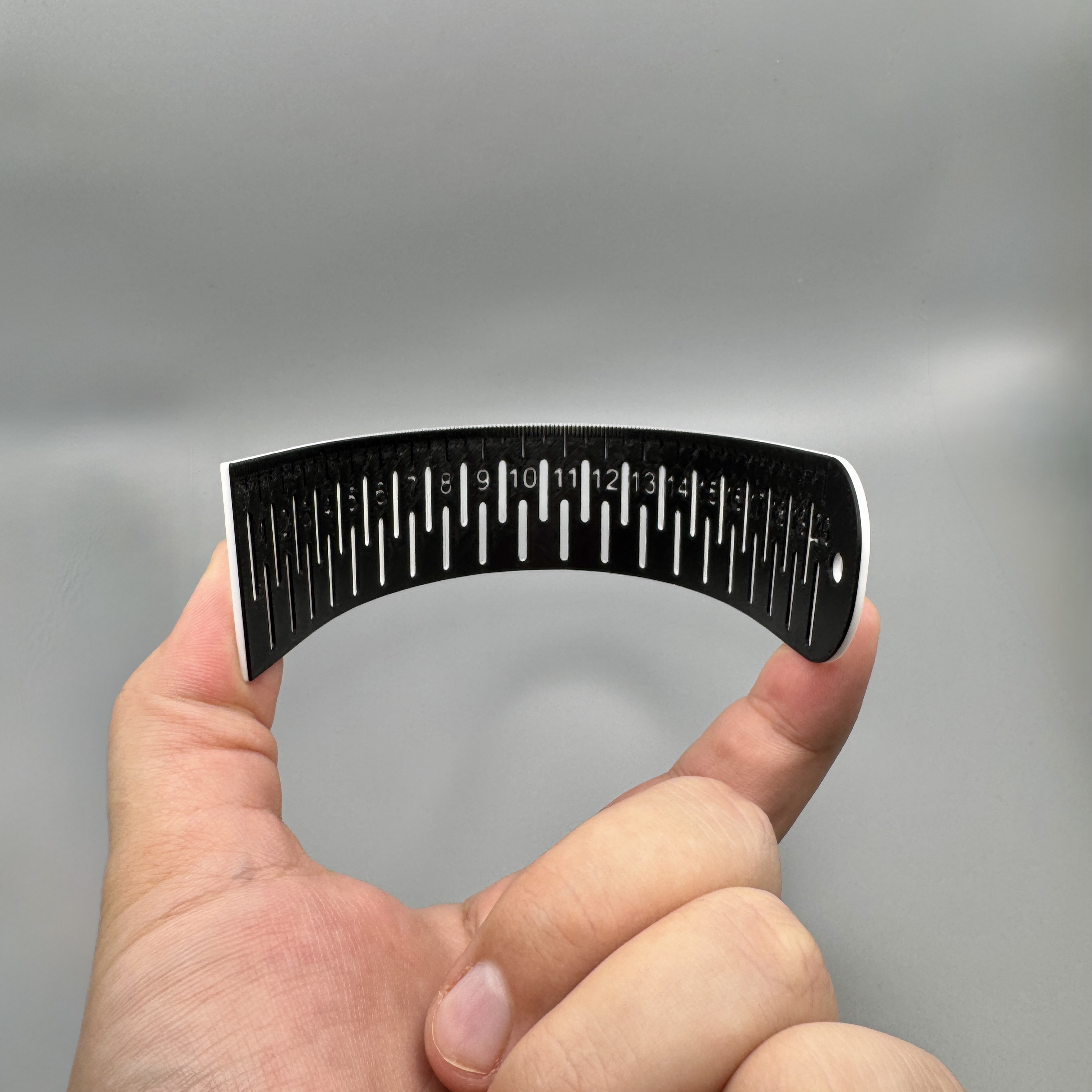 Flexible 20 cm Ruler – PLA Bendable Measuring Tool
