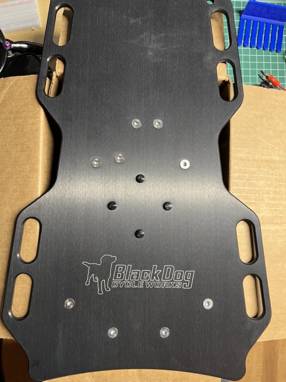 Black Dog Cycle Works Helo Pad Rotopax Plug