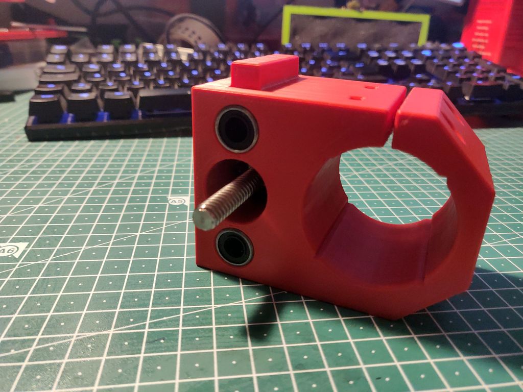 3018 DIY CNC: T8 Leadscrew / Anti Backlash / Spring-loaded nut Spindle Head