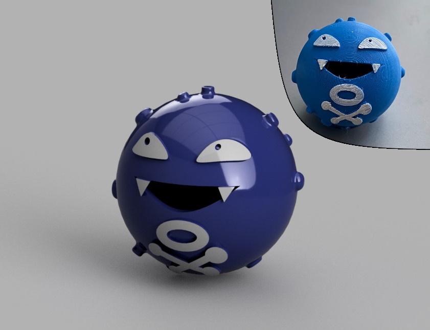 Cat Treat Toy (Pokemon Koffing)