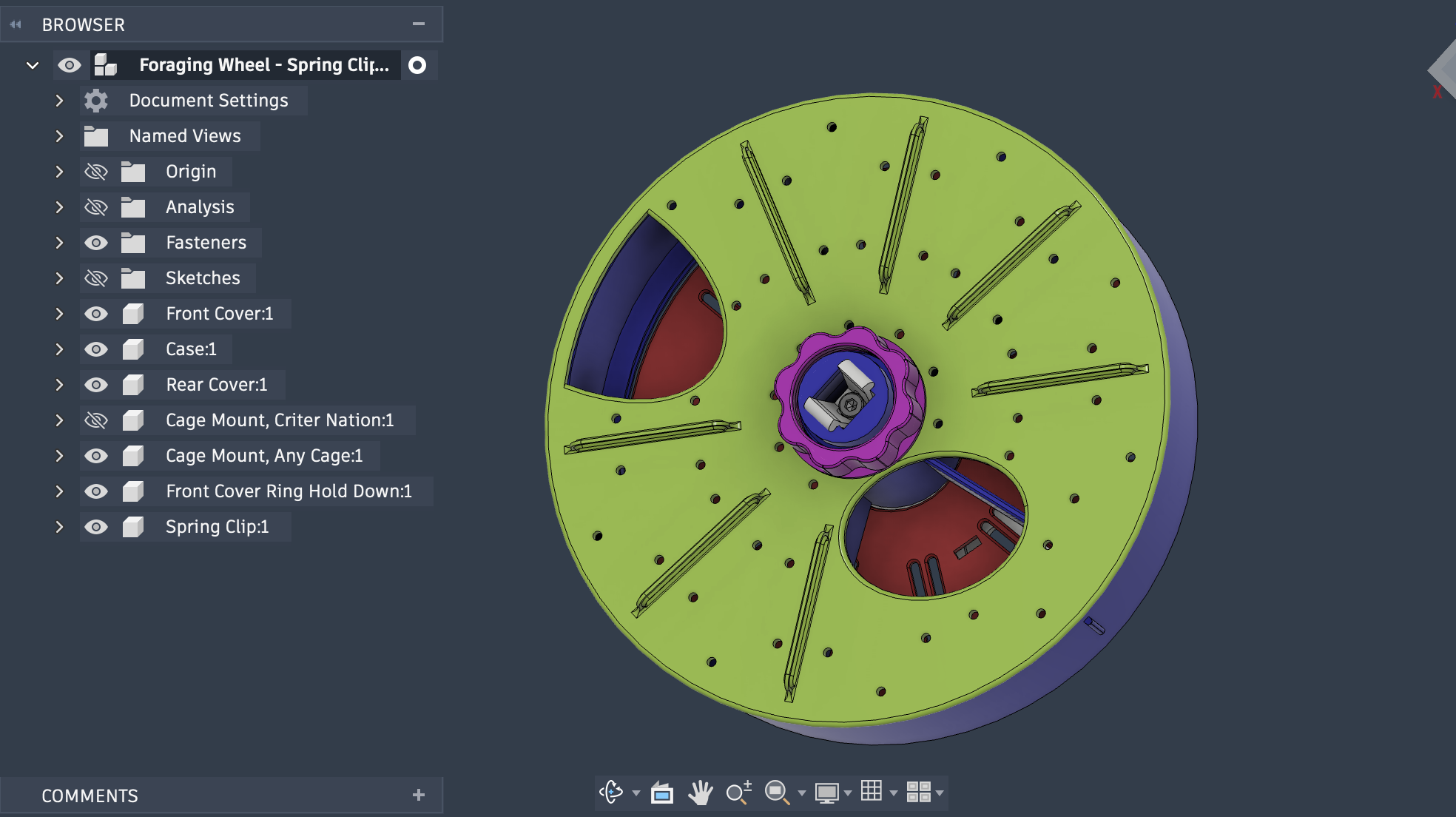 Ultimate Foraging Wheel V3 For Rats- More Ultimate with a Spring Clip!