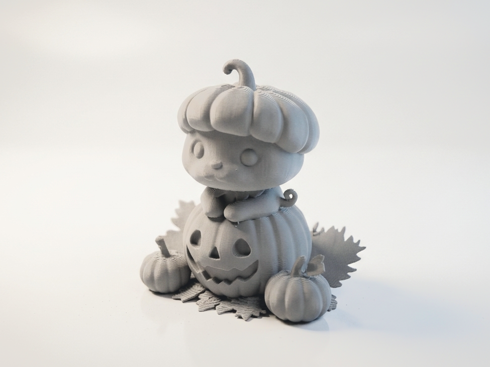 Cat Pumpkin Halloween Figurine Animals 3D Printable