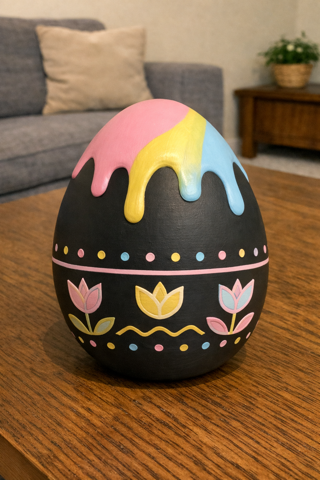 Goth Easter Egg in a Sugar Crisis