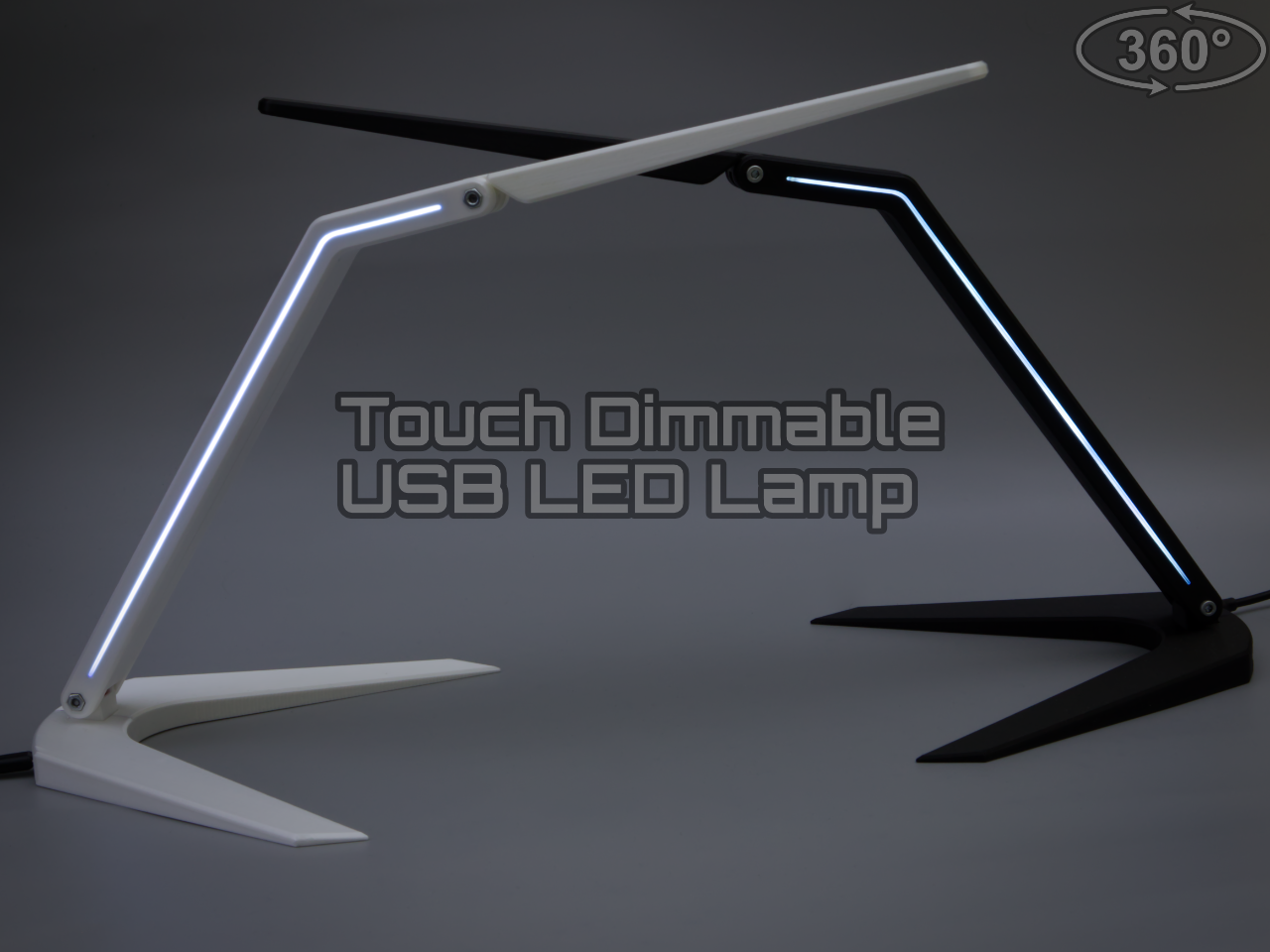 USB Touch Dimmable Led Desk Lamp v1.4
