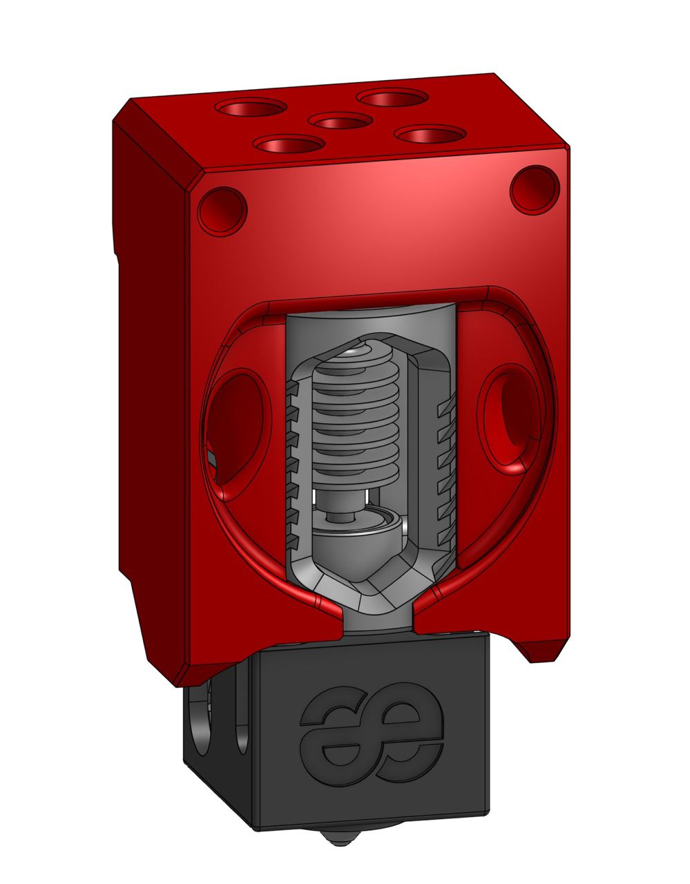 Improved Mini Stealthburner Hotend Dragon Mount for Voron 0.2